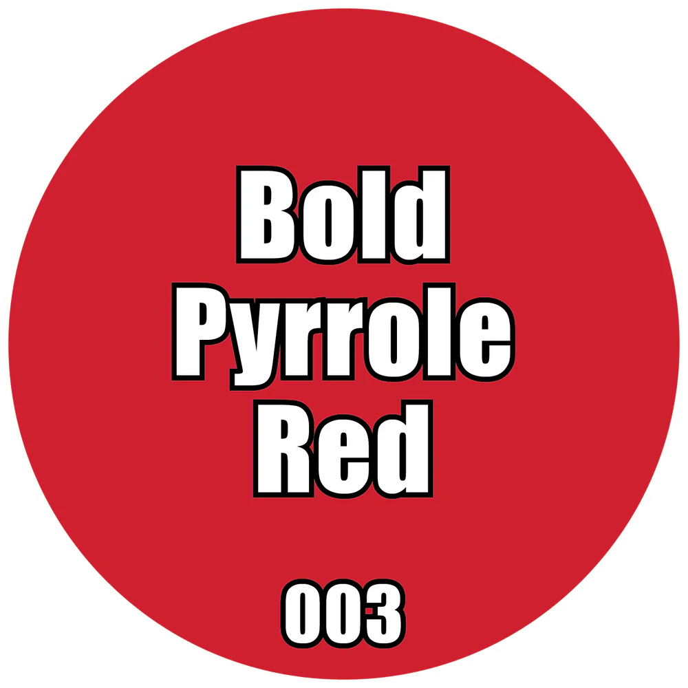 Paints Singles: 003-Pro Acryl Bold Pyrrole Red