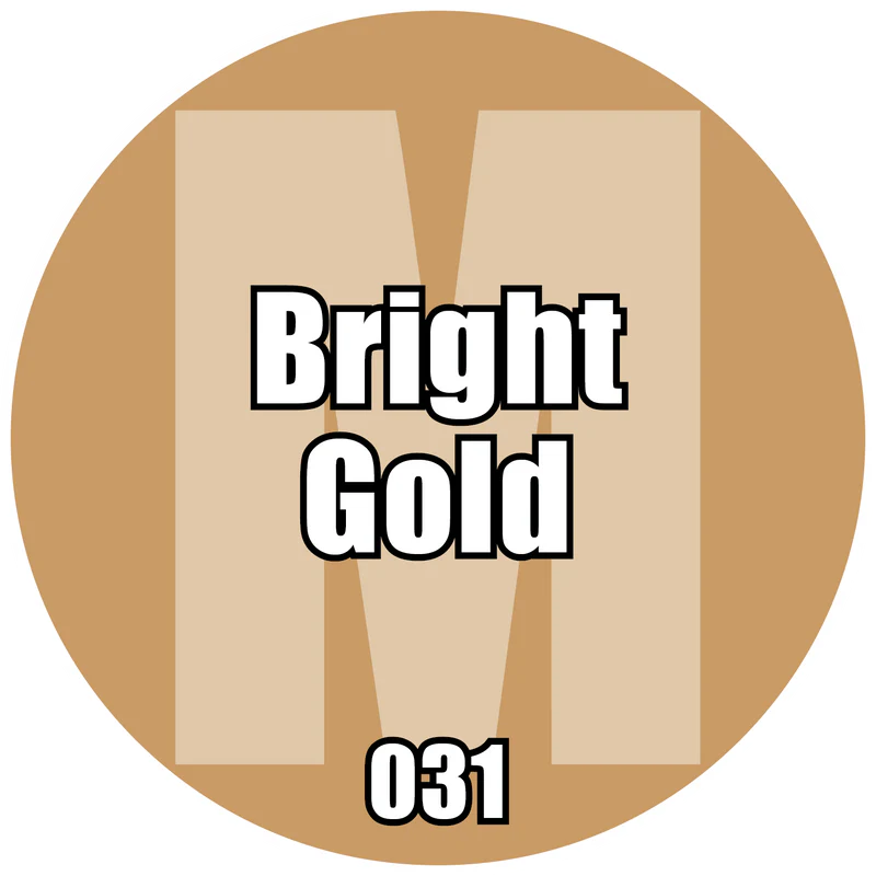 Paints Singles: 031-Pro Acryl Bright Gold