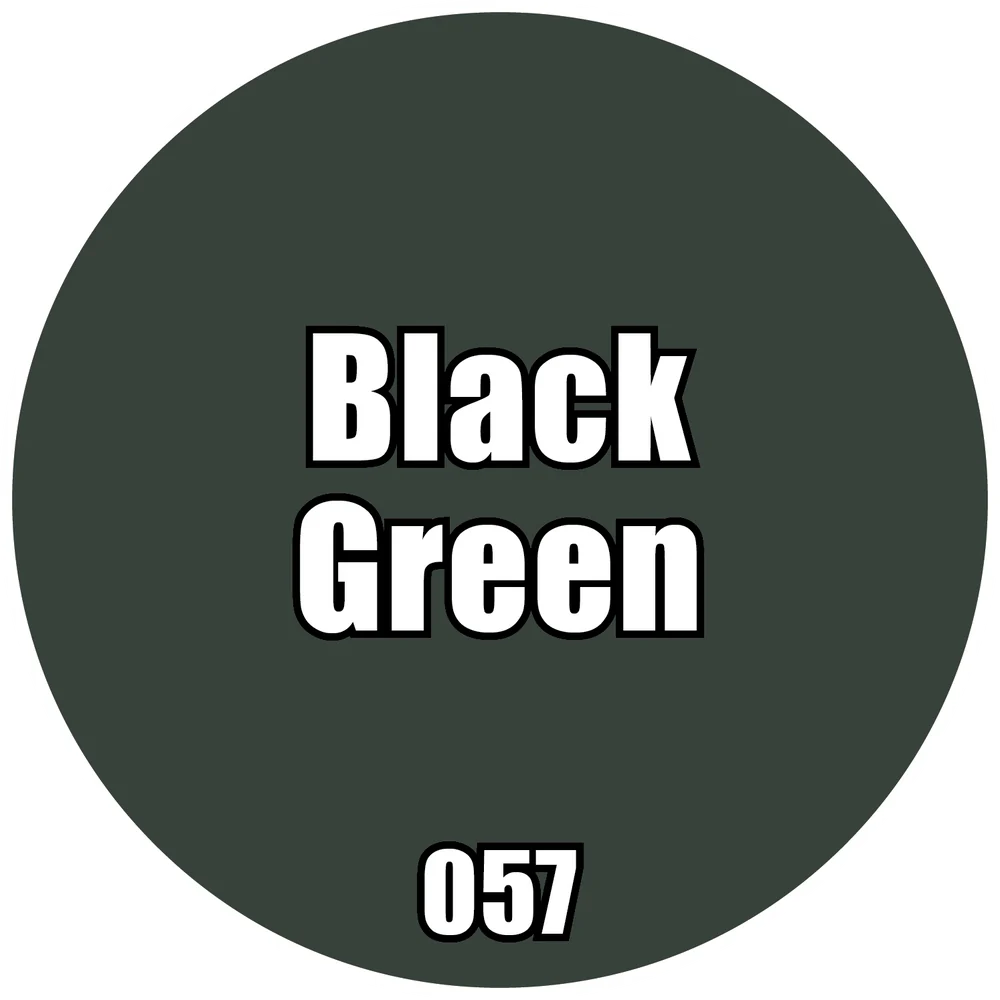 Paints Singles: 057-Pro Acryl Black Green