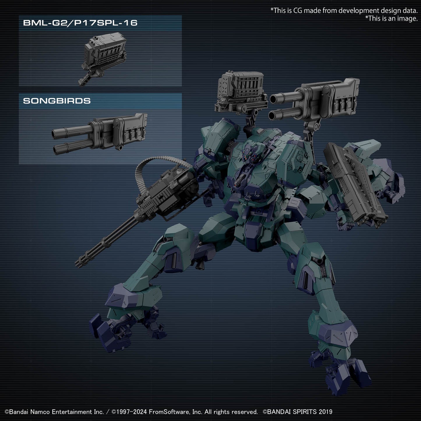 Bandai 30 Minutes Missions x Armored Core VI Balam Industries BD-011 Melander / Michigan's Liger Tail "Armored Core VI Fires of Rubicon"
