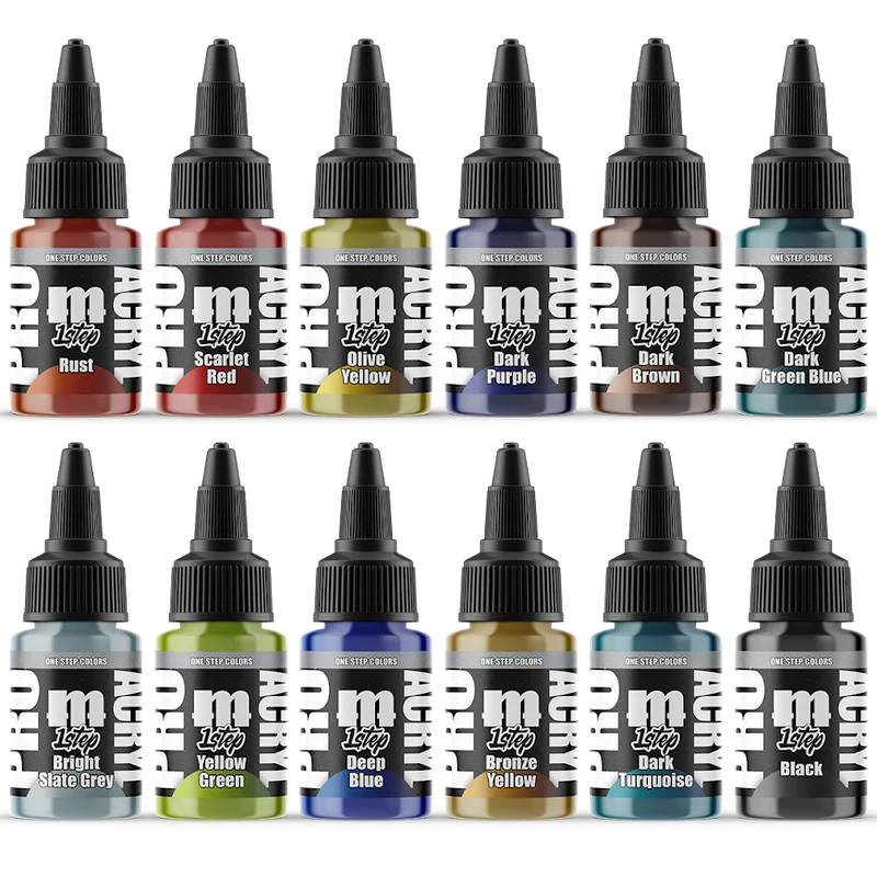 022 Paints:Pro Acryl PRO Acryl 1-Step Set #2