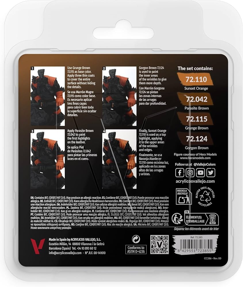 Paints sets: Vallejo BSL Leather Game Color