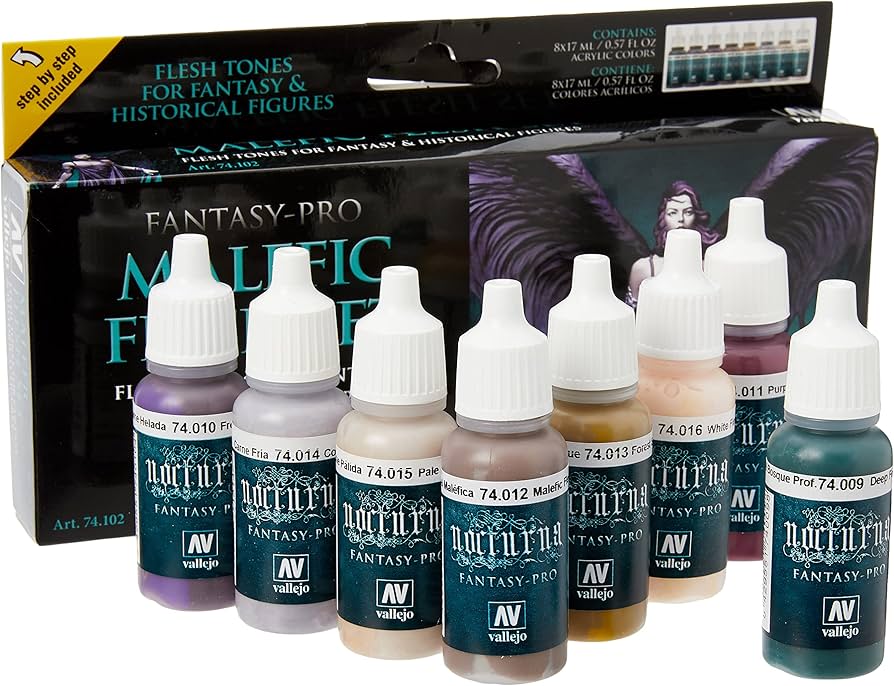 Paints sets: Malefic Flesh Tones Fantasy-Pro