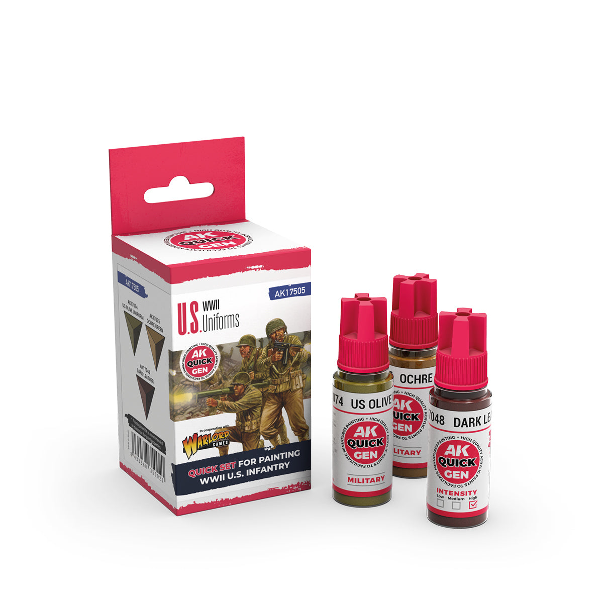 Paints sets:AK Interactive Quick Gen - Us Uniforms (Set)