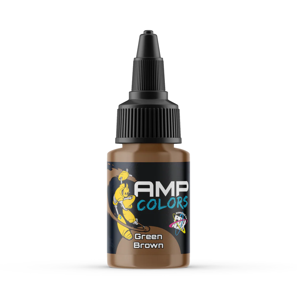 Paints Singles: AMP020-Green Brown
