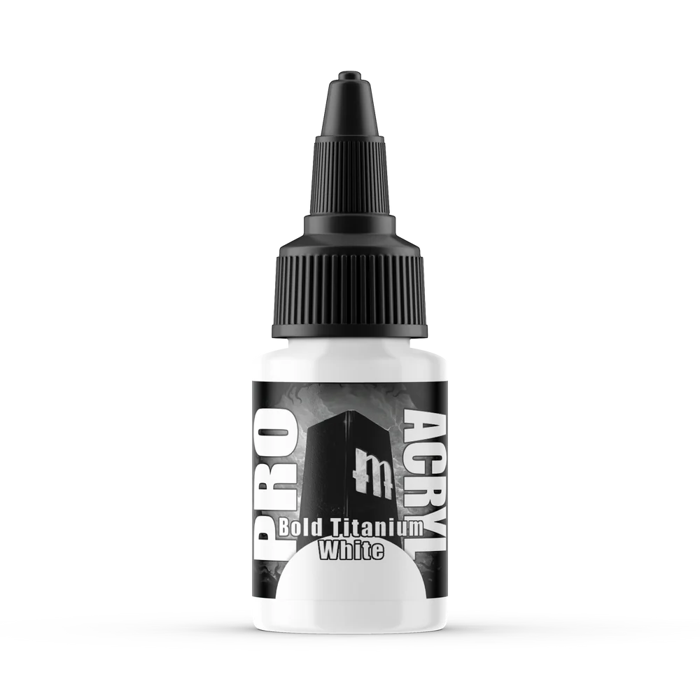 Paints Singles: 001-Pro Acryl Bold Titanium White