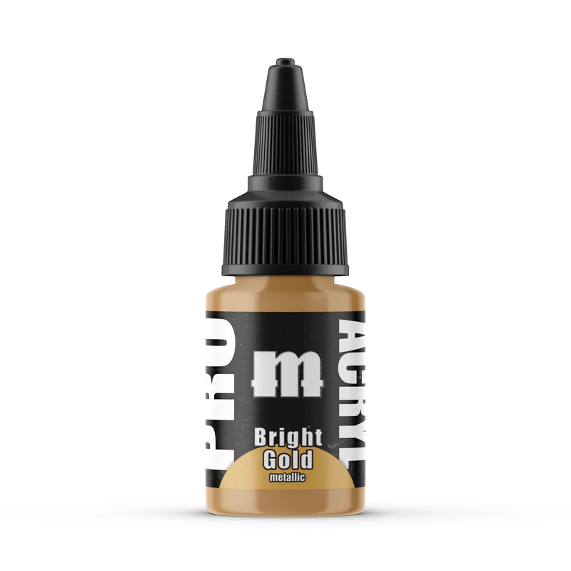 Paints Singles: 031-Pro Acryl Bright Gold