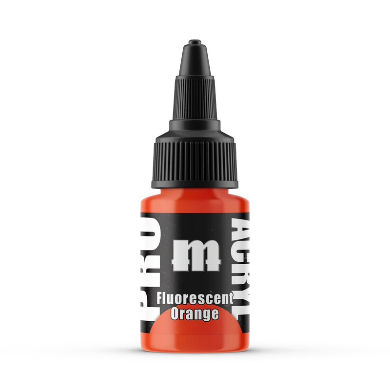Paints Singles: F02-Pro Acryl Fluorescent orange