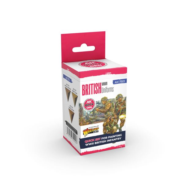 Paints sets: AK Interactive Quick Gen - British Uniforms (Set)
