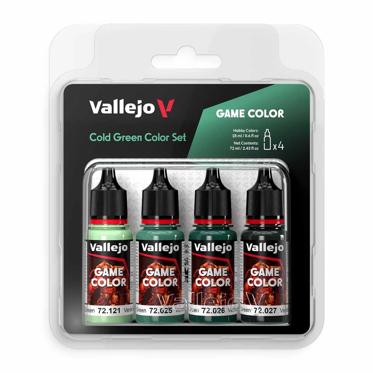 Paints sets: Vallejo BSL Cold Green Game Color