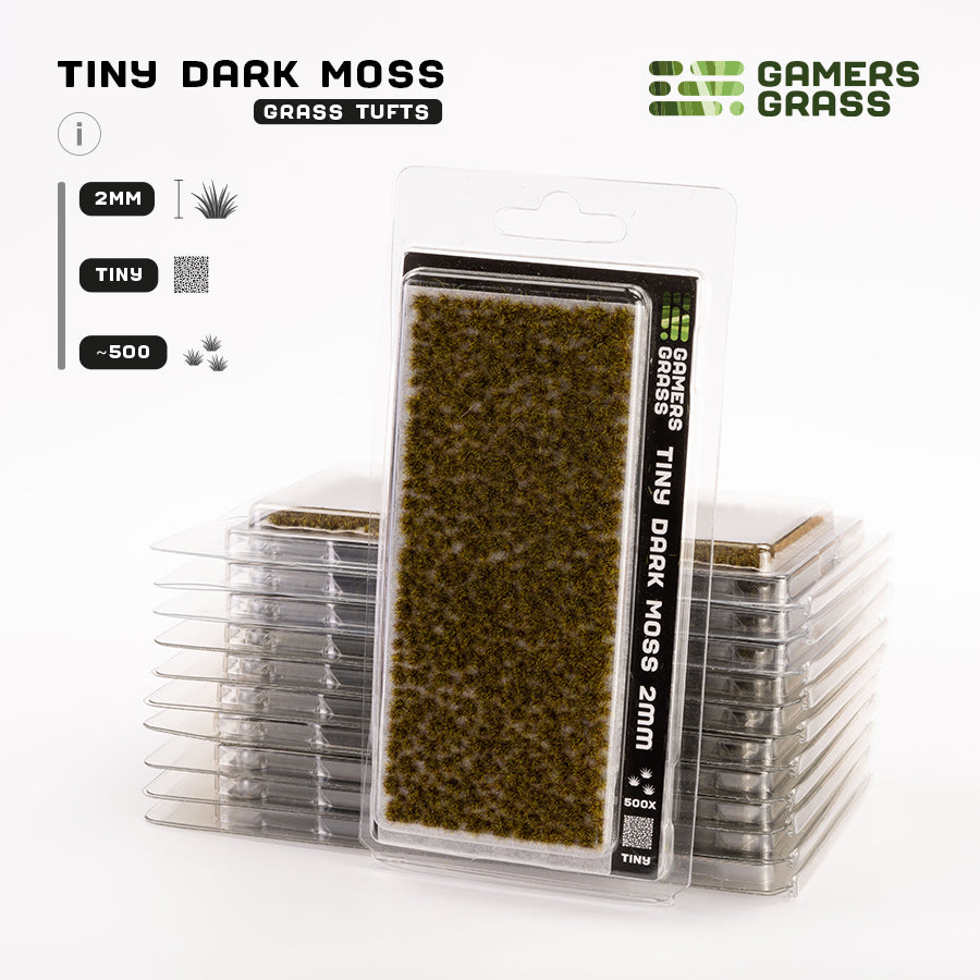 Tiny Tufts Dark Moss - Tiny