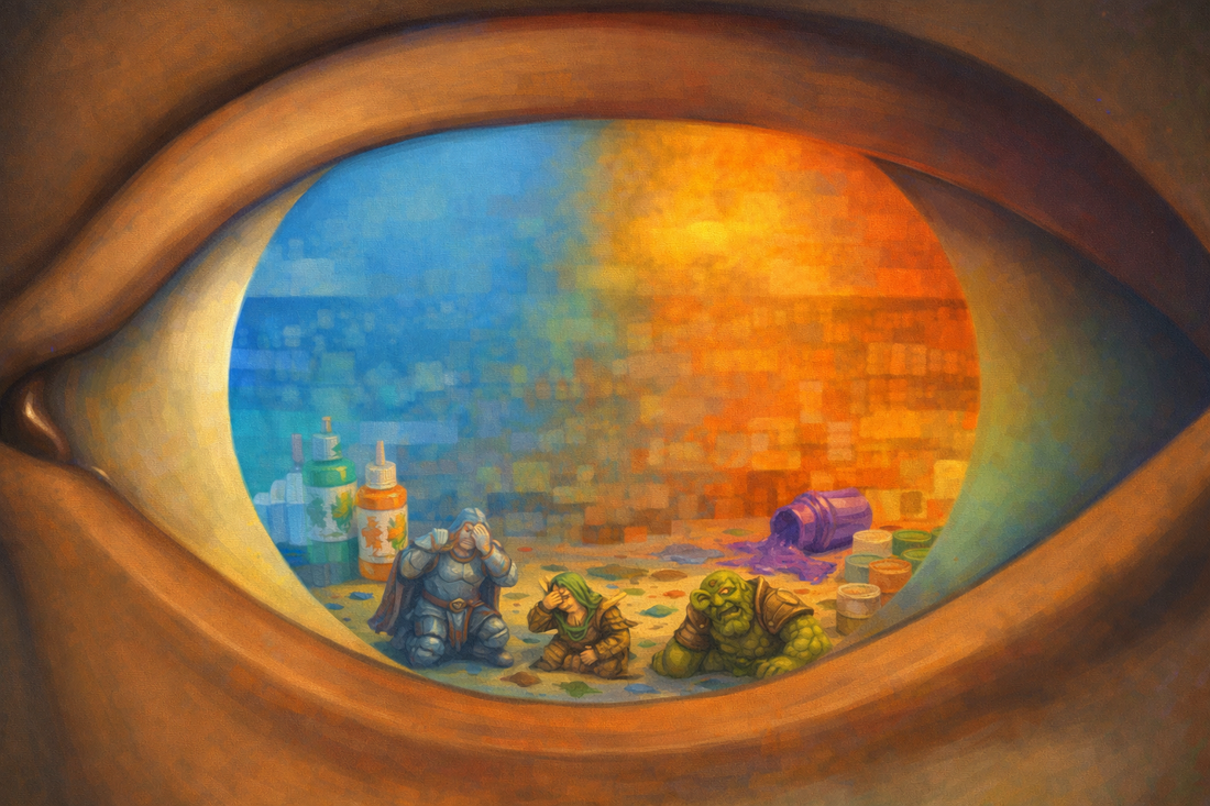 Pintar siendo daltónico: mi historia en miniaturas (y en colores que a veces no existen) By Edwin Torake Zúñiga