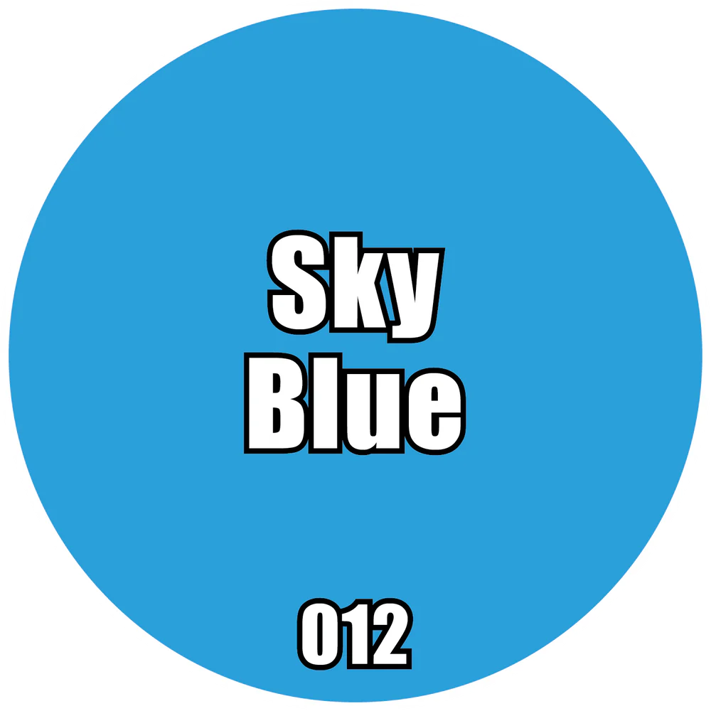 Paints Singles: 012-Pro Acryl Sky Blue