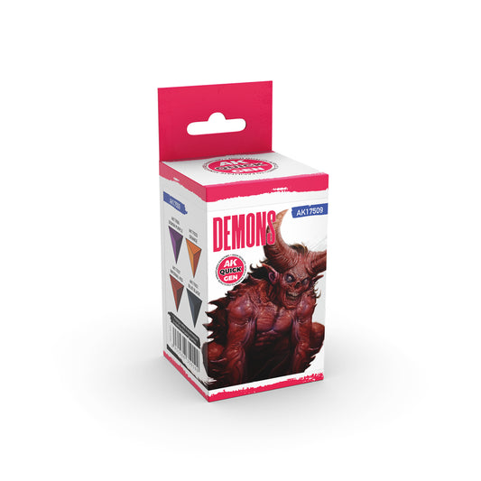 Paints sets:AK Interactive Quick Gen - Demons (Set)