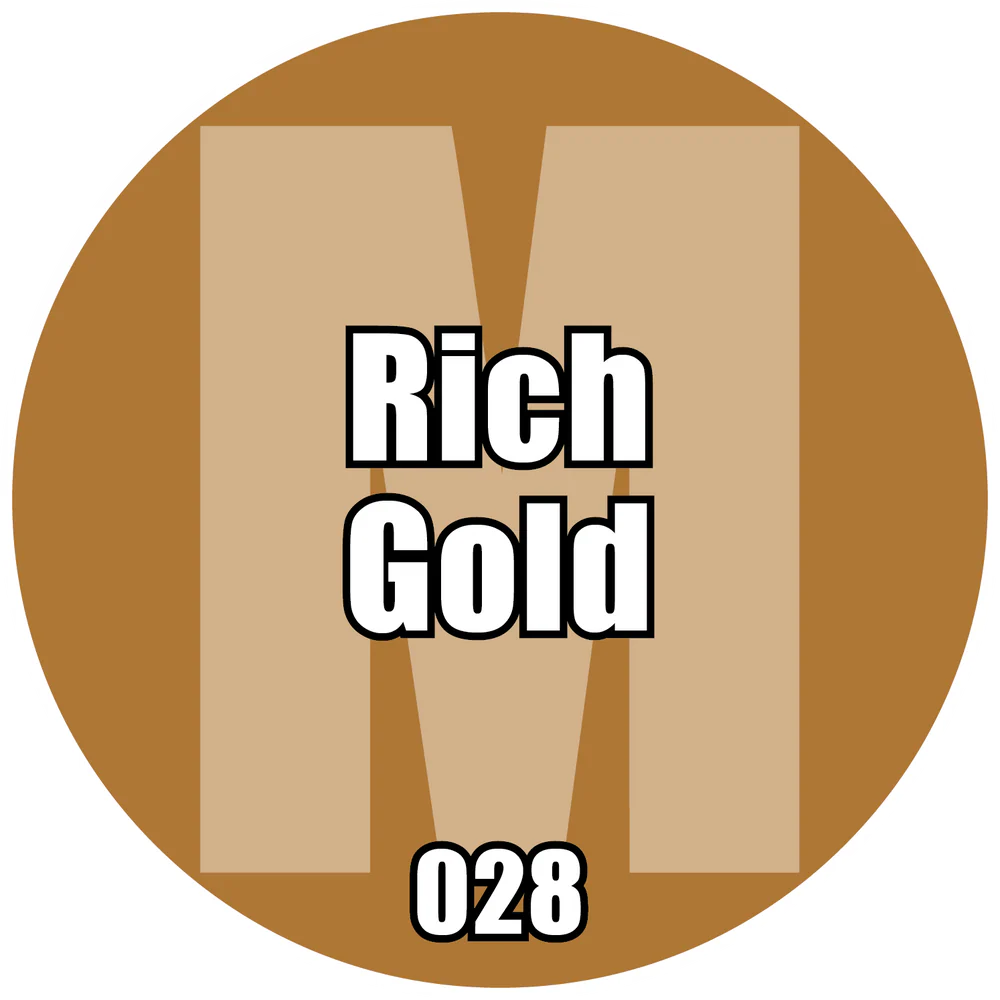 Paints Singles: 028-Pro Acryl Rich Gold