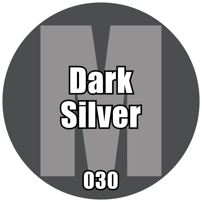 Paints Singles: 030-Pro Acryl Dark Silver