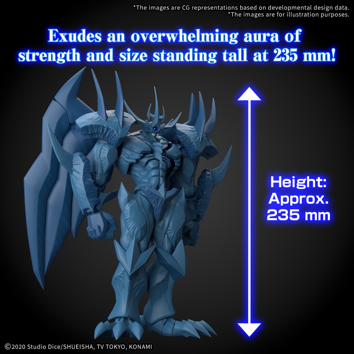 Bandai Figure-Rise Standard Amplified -Egyptian God- Obelisk The Tormentor "Yu-Gi-Oh!"