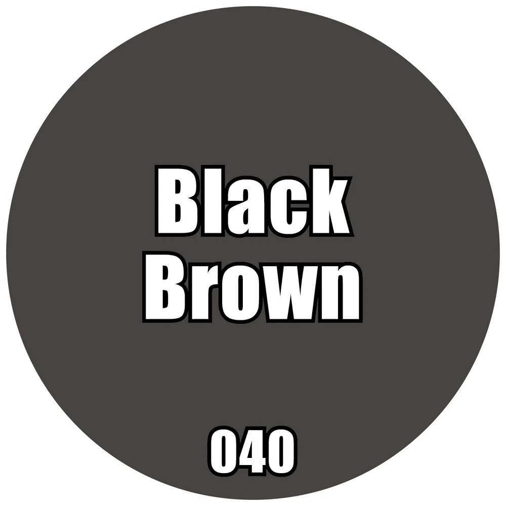 Paints Singles: 040-Pro Acryl Black Brown