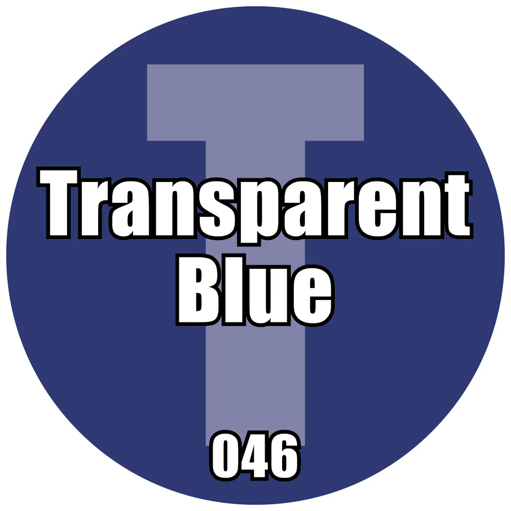 Paints Singles: 046-Pro Acryl Transparent Blue