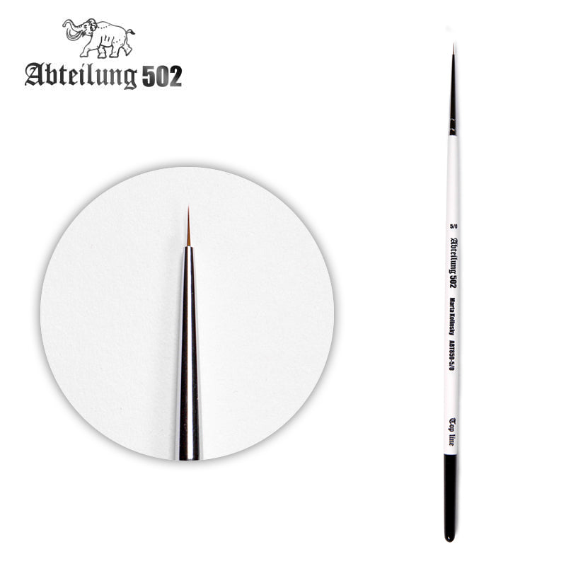 Brush: AK TOP LINE Top Line Marta Kolinsky 5/0 Brush