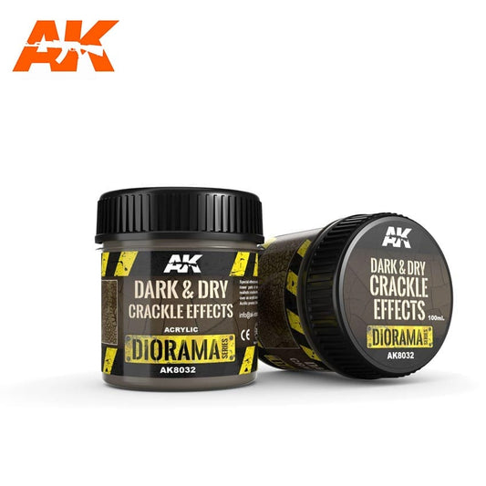 Basing: AK Interactive Dark & Dry Crackle Effects - 100ml