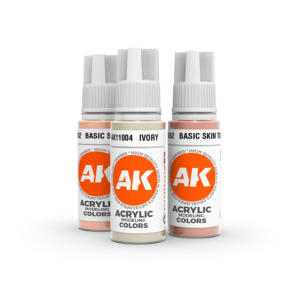 Paints sets:AK Interactive Painting Skin Tones Acrylic Paint Set