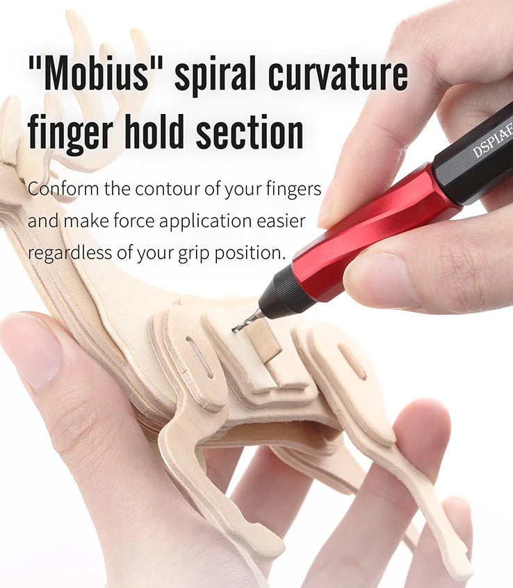 DSPIAE "Mobius" Hand Drill and DSPIAE 0.3-1.2 Tungsten Steel Drill Bit