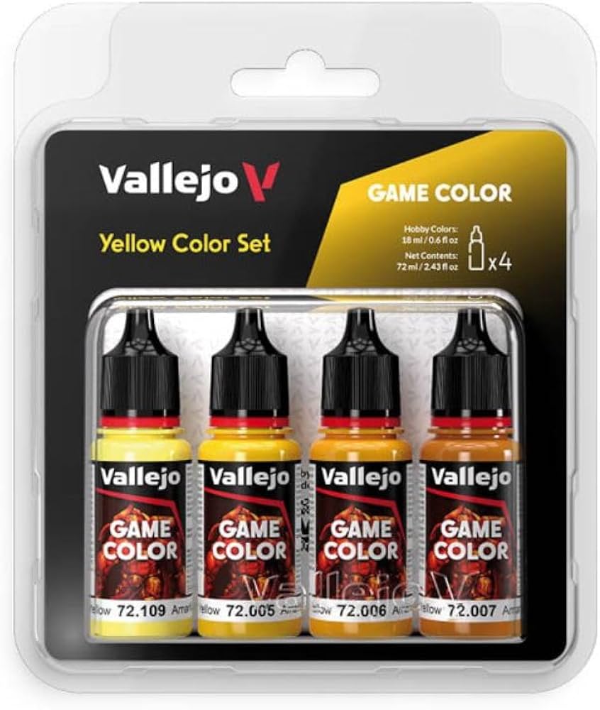 Paints sets: Vallejo BSL Yellow Game Color