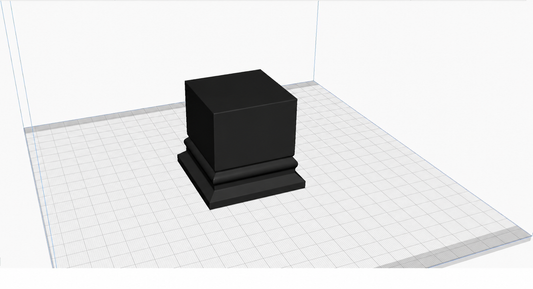 Exhibicion square base 4x4cms