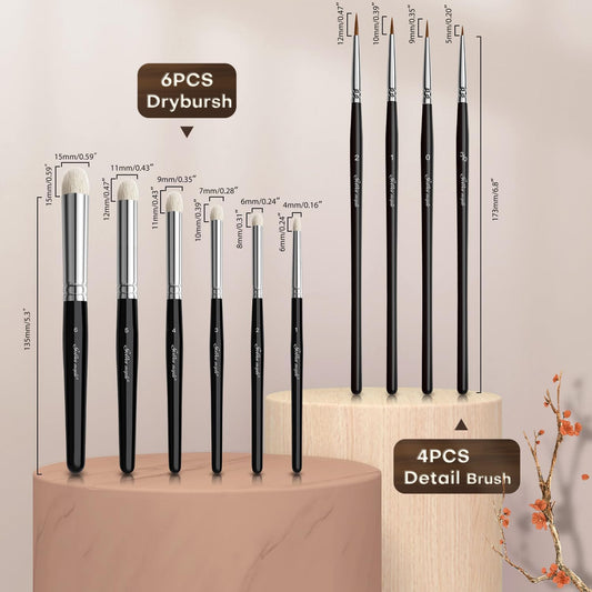 Brush: Set Golden Maple 10 brushes 6 drybrush 4 fine detail