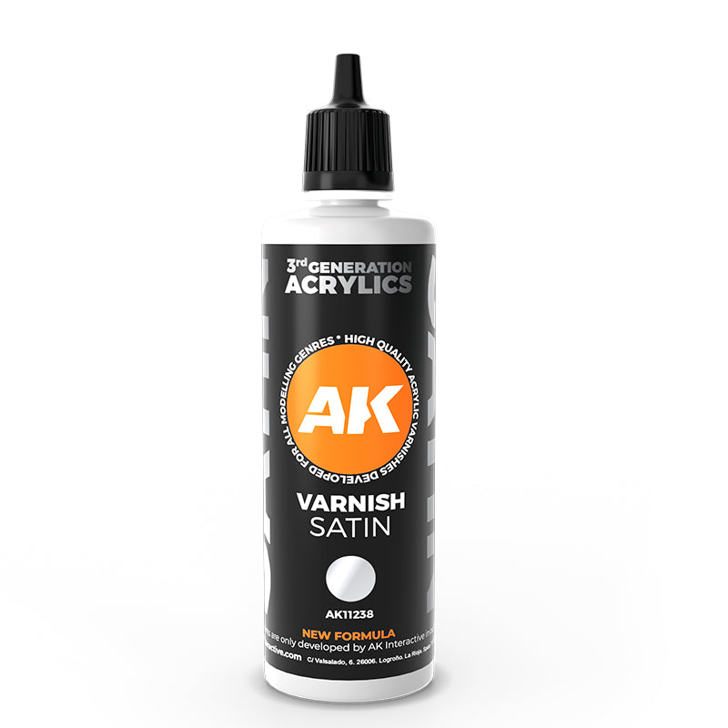 Paints: AK Interactive Satin varnish