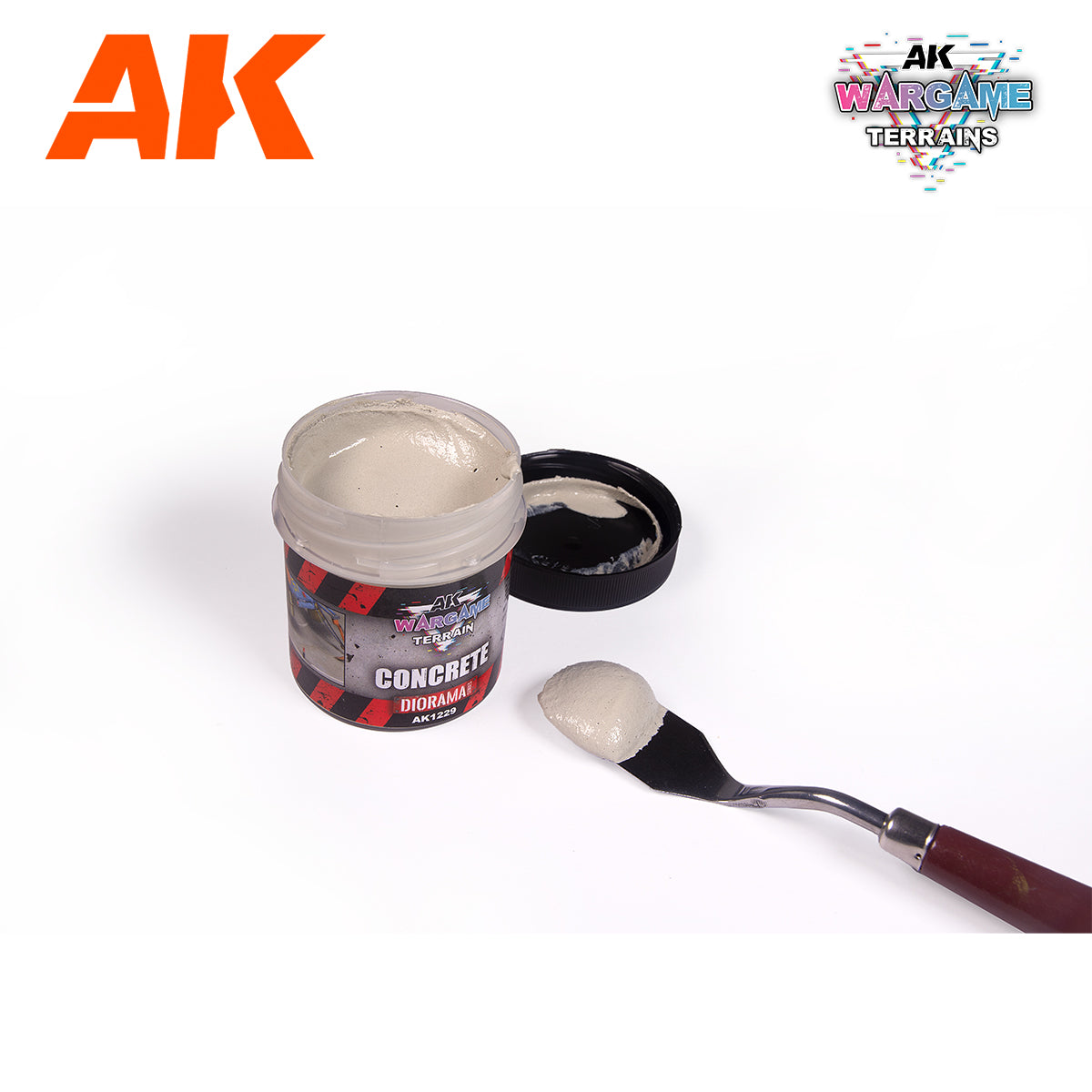 Basing: Ak Concrete wargame terrain