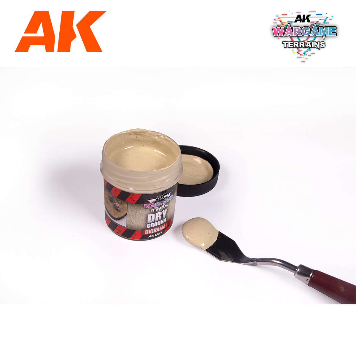 Basing: Ak Dry Ground wargame terrain
