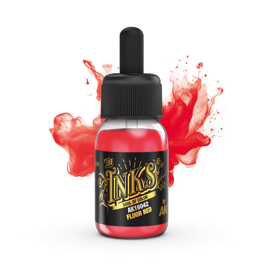 AK interactive Inks: FLUOR RED – INK