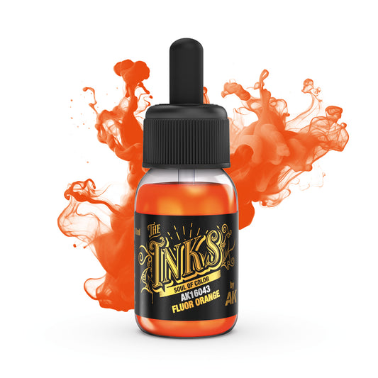 AK interactive Inks: FLUOR ORANGE – INK