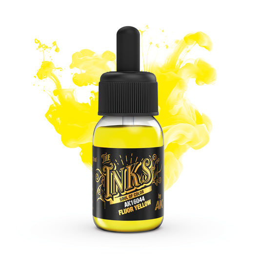 AK interactive Inks: FLUOR YELLOW – INK