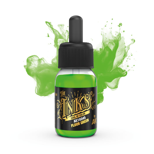 AK interactive Inks: FLUOR GREEN – INK
