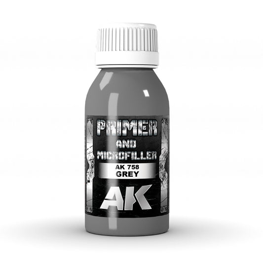 AK interactive Primer: GREY PRIMER AND MICROFILLER (Enamel)