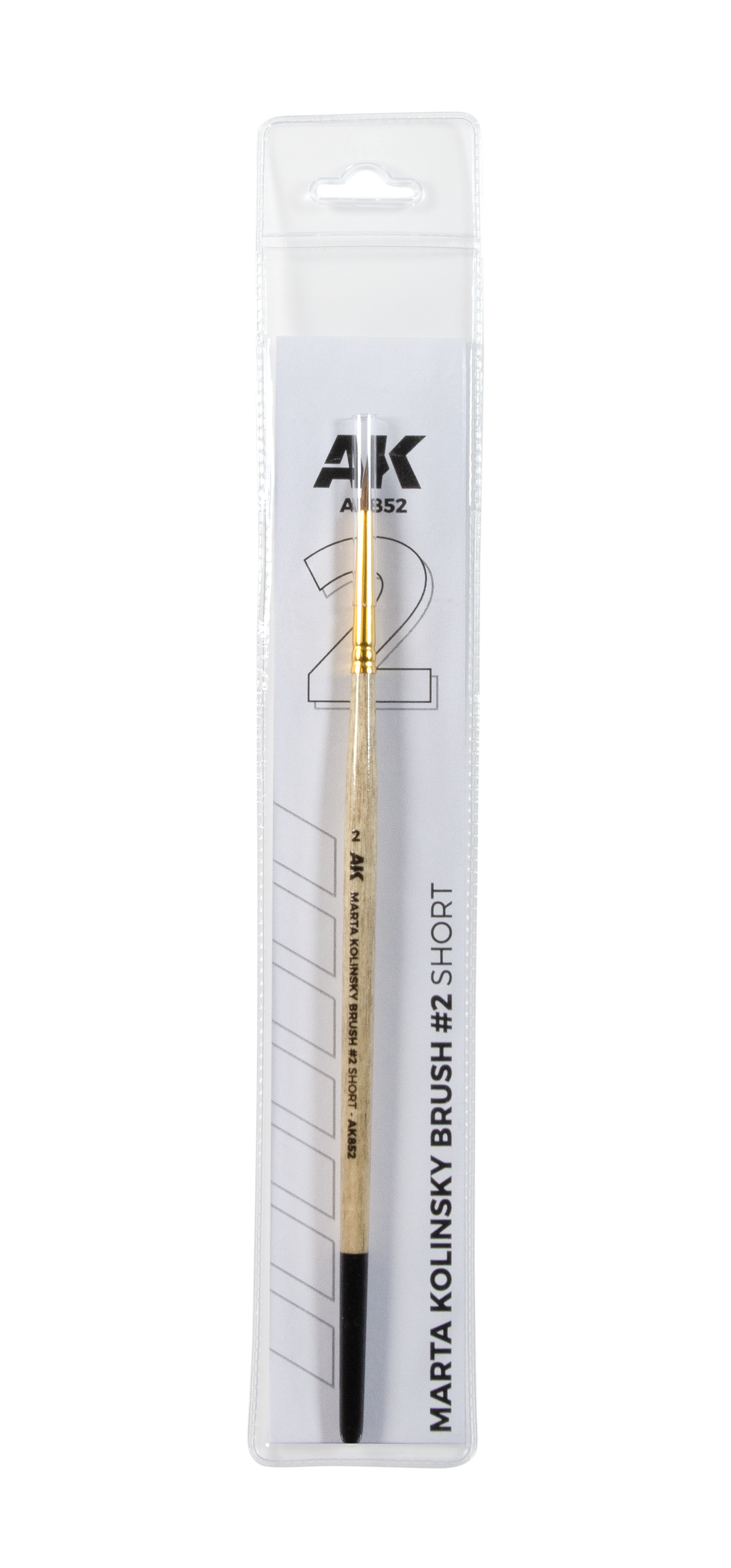 Brush: AK Interactive Marta Kolinsky Brush #2 Short