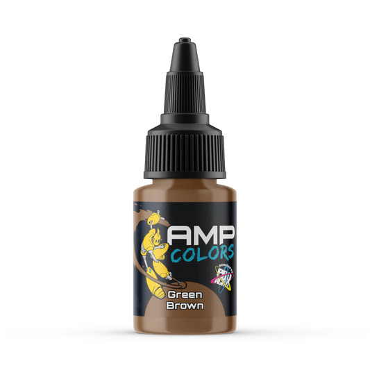 Paints Singles: AMP020-Green Brown