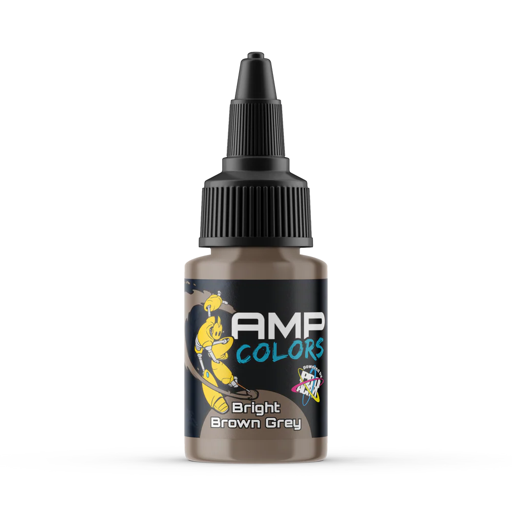 Paints Singles: AMP021-Bright Brown Grey