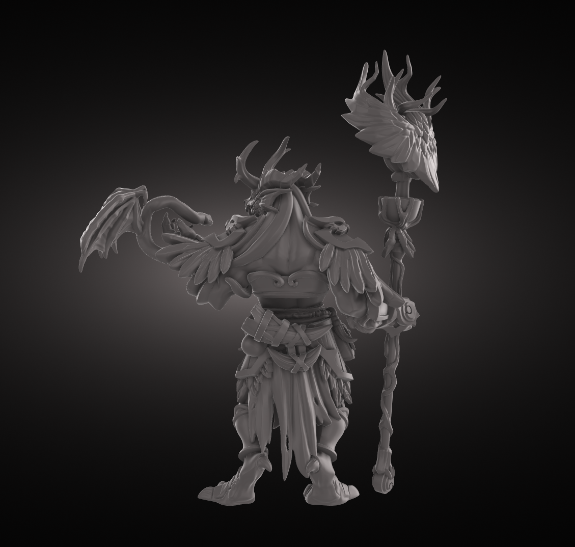 3D Figure: BTB_Dragonborn_Druid