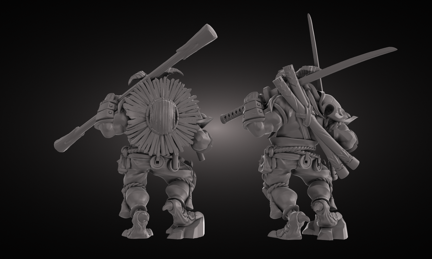 3D Figure: BTB_Dragonborn_Monk