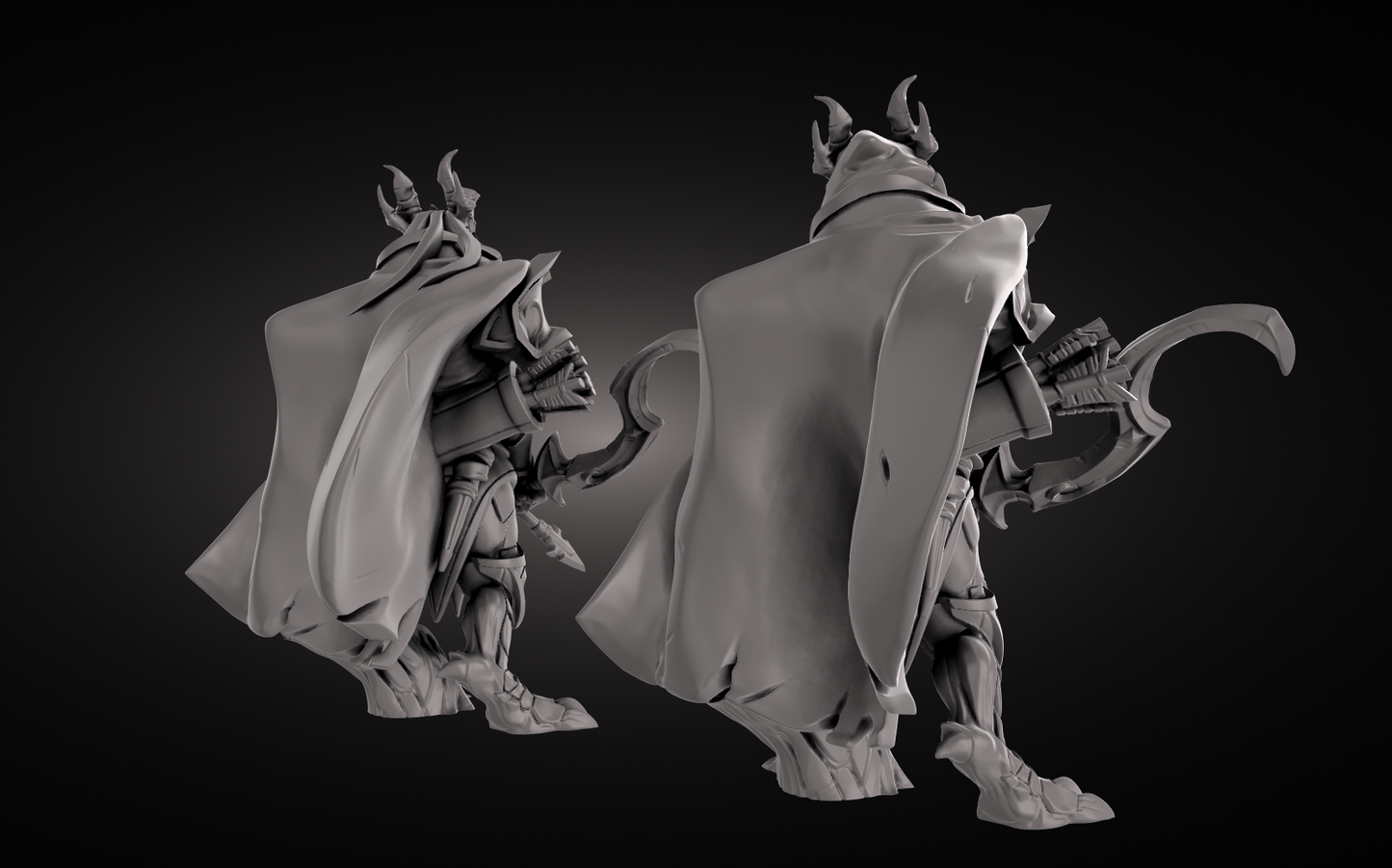 3D Figure: BTB_Dragonborn_Ranger