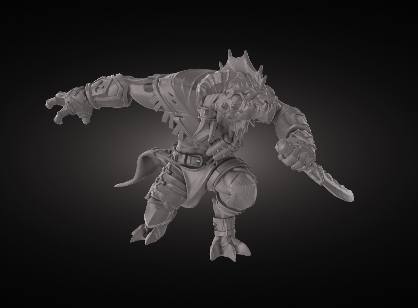 3D Figure: BTB_Dragonborn_Rouge