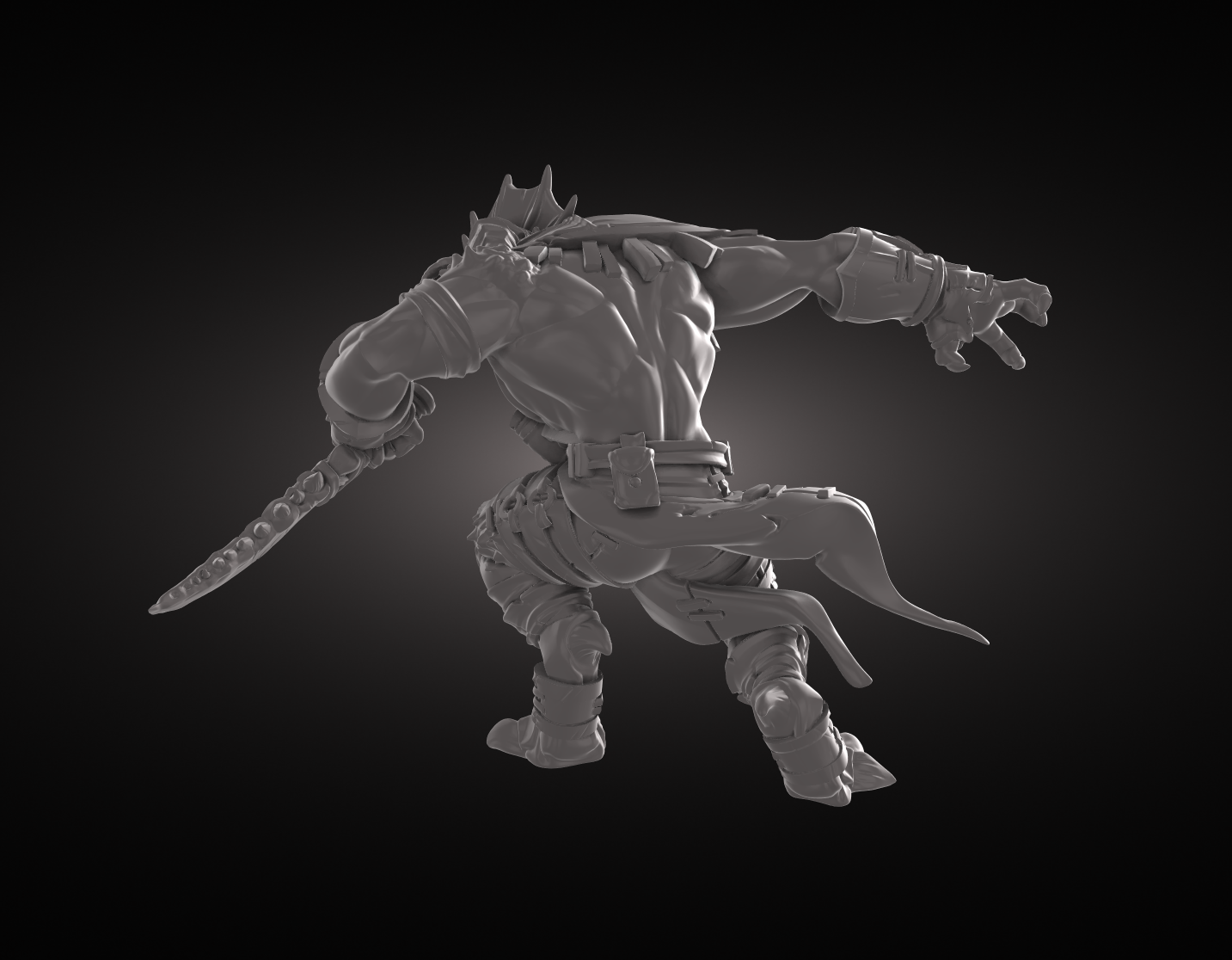 3D Figure: BTB_Dragonborn_Rouge