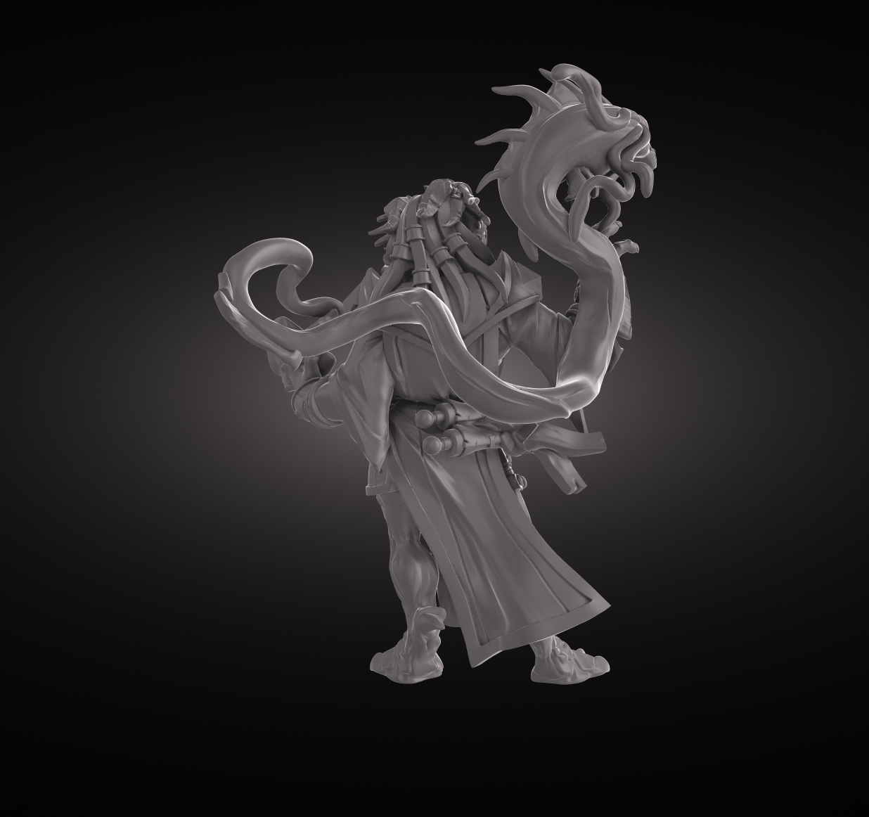 3D Figure: BTB_Dragonborn_Summoner