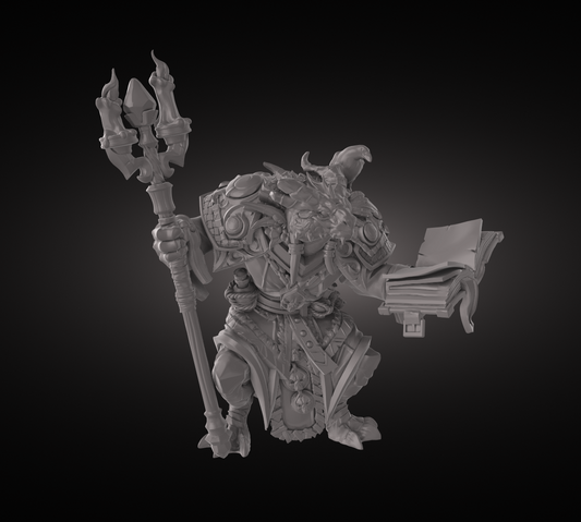 3D Figure: BTB_Dragonborn_Wizard