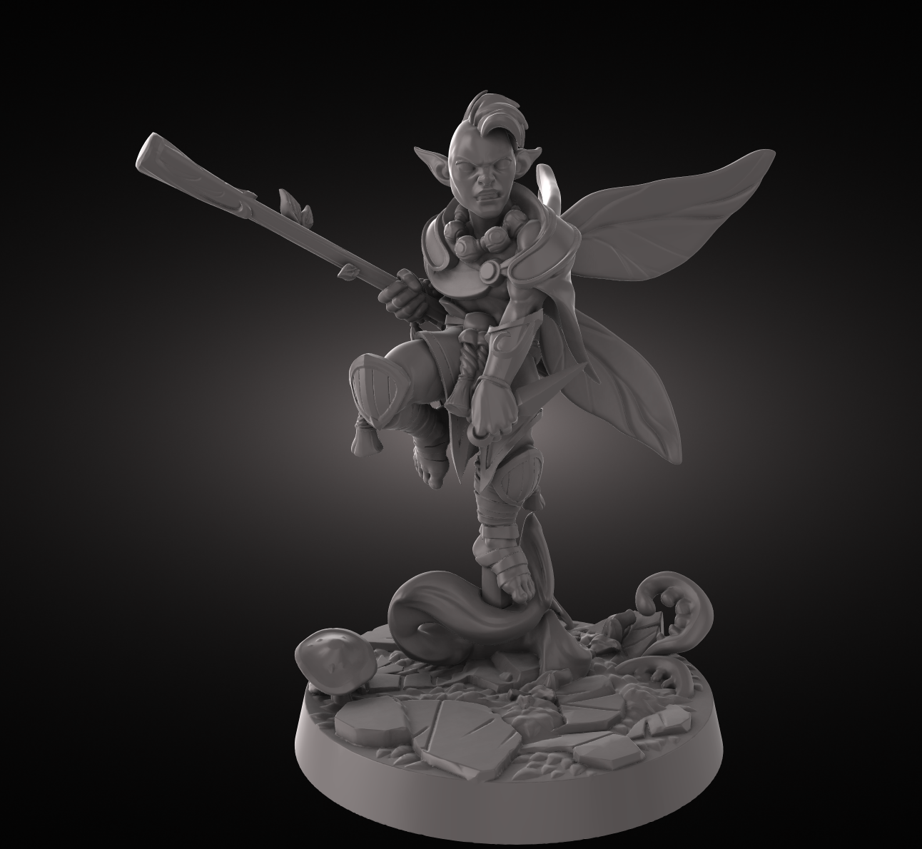 3D Figure: BTB_Pixie_Monk