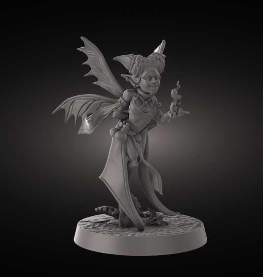 3D Figure: BTB_Pixie_Warlock